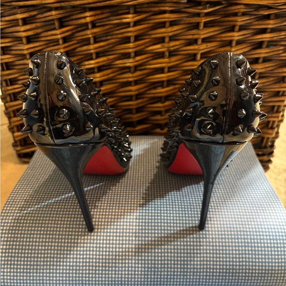 Christian Louboutin Spike Patent Heels - Picture 10 of 14